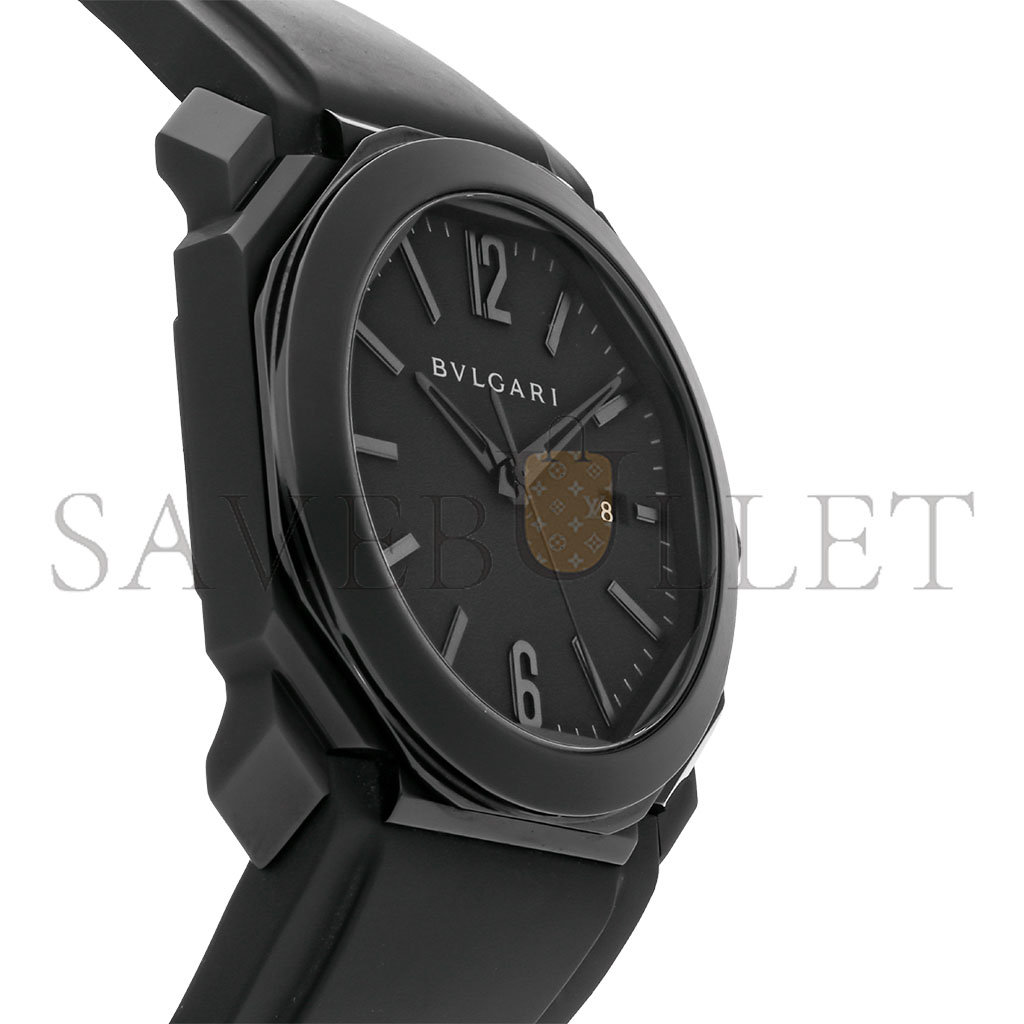 B*l*ai octo ultranero black steel automatic 41mm men